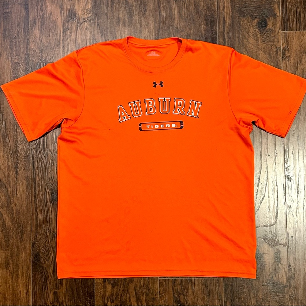 Under Armour Auburn University Tigers Orange Tee Shirt